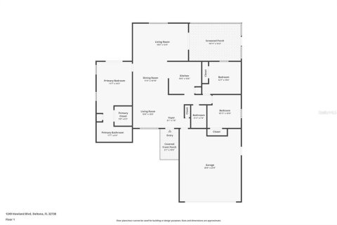 Villa ou maison à vendre à Deltona, Floride: 3 chambres, 131.92 m2 № 2389336 - photo 3