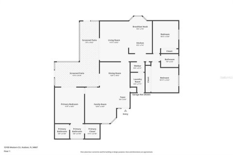 House in Hudson, Florida 3 bedrooms, 135.27 sq.m. № 2216040 - photo 2