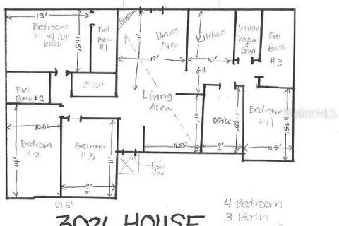 Casa en alquiler en Gainesville, Florida, 5 dormitorios, 153.29 m2 № 1837112 - foto 16