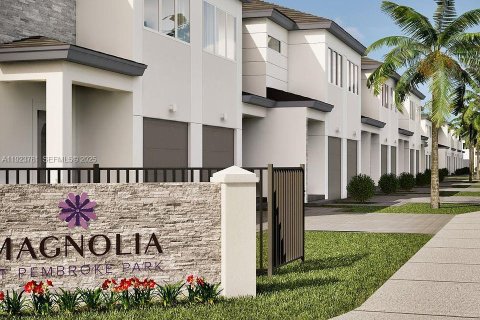 Touwnhouse à vendre à Pembroke Park, Floride: 3 chambres, 129.51 m2 № 1982125 - photo 1