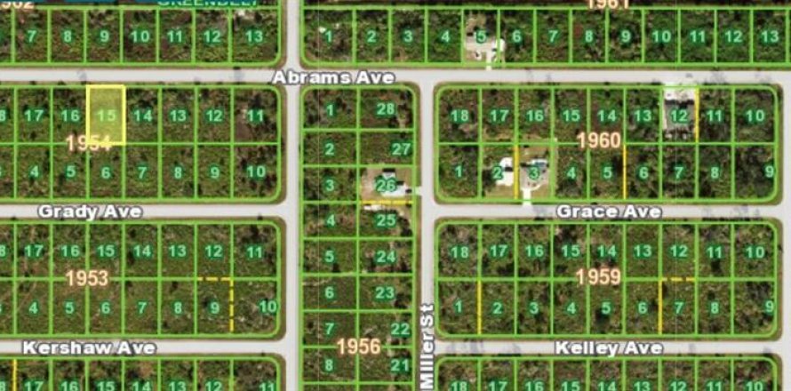 Terrain à Port Charlotte, Floride № 2225934