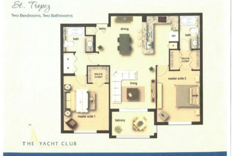 Condo in Hypoluxo, Florida, 2 bedrooms  № 1229246 - photo 1