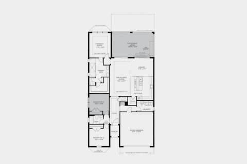 Townhouse floor plan «175SQM AZZURRO», 3 bedrooms in ESPLANADE AT ARTISAN LAKES