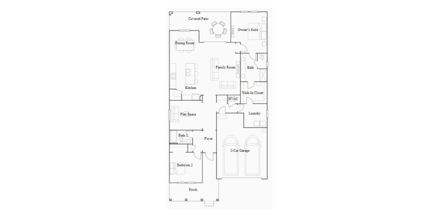 House in ANGELINE in Land O' Lakes, Florida 2 bedrooms, 181 sq.m. № 66046