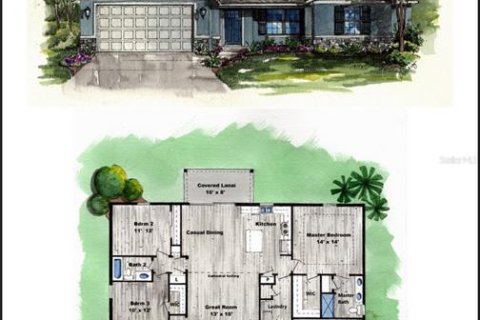 House in Dunnellon, Florida 4 bedrooms, 162.67 sq.m. № 1826520 - photo 6