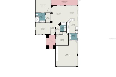 House in Sun City Center, Florida 2 bedrooms, 128.21 sq.m. № 2207491 - photo 24