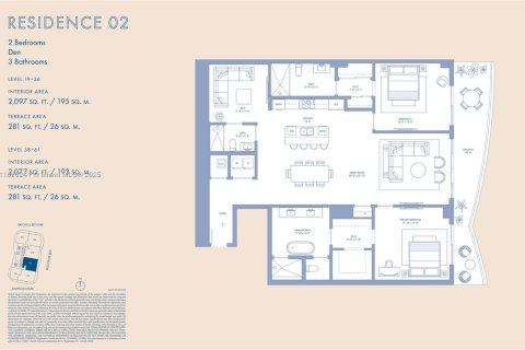 Condominio en venta en Miami, Florida, 2 dormitorios № 1979688 - foto 14