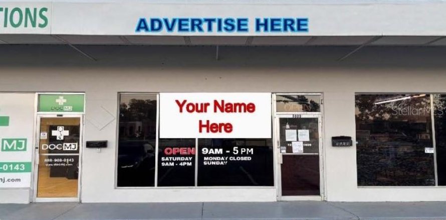 Immobilier commercial à Saint Petersburg, Floride 922.15 m2 № 2135348