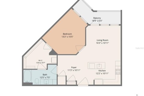 Снять в аренду квартиру в Нокомис, Флорида 5 комнат, 74.6м2, № 2157823 - фото 2