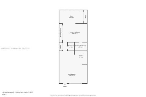 Condo in West Palm Beach, Florida, 1 bedroom  № 1890057 - photo 19