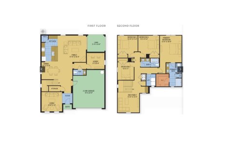 House floor plan «Sutton», 4 rooms in Hammock Reserve