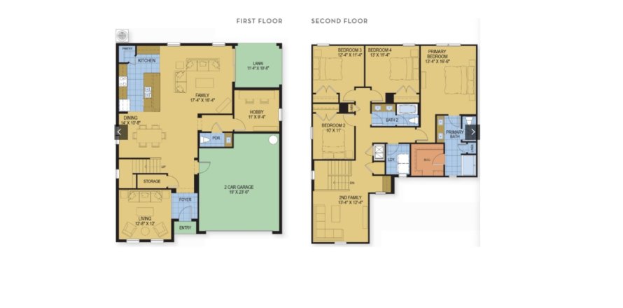 House in Hammock Reserve in Haines City, Florida 4 rooms, 254 sq.m. № 313778