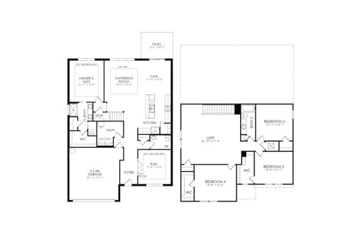 House floor plan «268SQM», 4 bedrooms in RIVER RUN PRESERVE