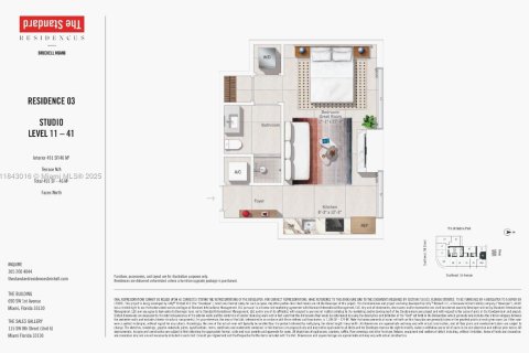 Купить кондоминиум в Майами, Флорида 45.62м2, № 2023141 - фото 21