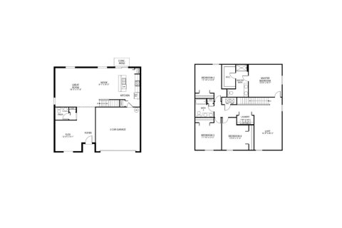 House floor plan «House», 4 bedrooms in Port Orange Scattered Lot Community
