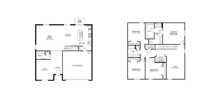 Casa en Port Orange Scattered Lot Community en Port Orange, Florida 4 dormitorios, 250 m2 № 608883