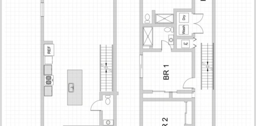 Adosado en Fort Lauderdale, Florida 4 dormitorios, 204.38 m2 № 913510
