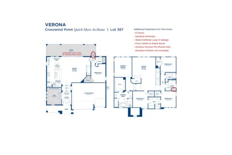 House floor plan «4BR-2», 4 bedrooms in Crosswind Point