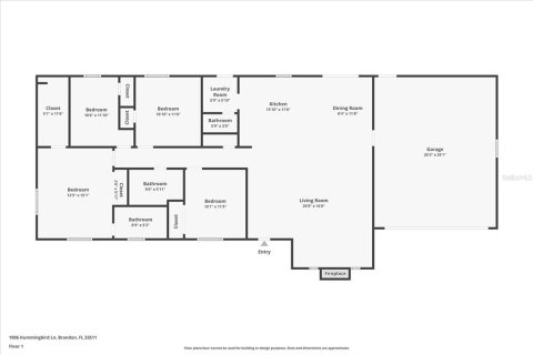 Casa en venta en Brandon, Florida, 4 dormitorios, 152.64 m2 № 1907711 - foto 2