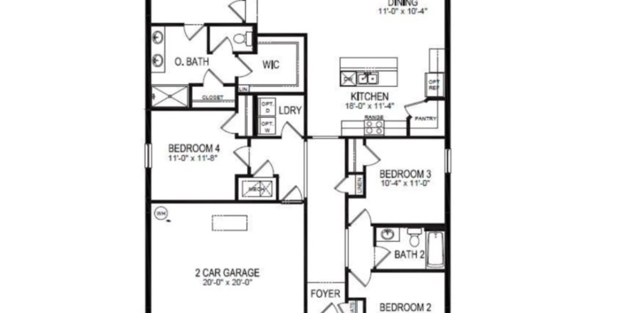 Casa en Charles Cove by D.R. Horton en Davenport, Florida 4 habitaciones, 170 m2 № 353488