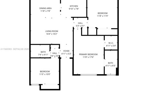 House in Miami, Florida 3 bedrooms, 105.17 sq.m. № 1998278 - photo 11