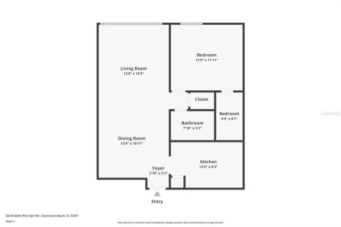 Condominio en venta en Clearwater, Florida, 1 dormitorio, 70.61 m2 № 2220049 - foto 17