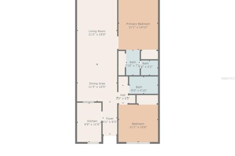 Condo in New Port Richey, Florida, 2 bedrooms  № 1895080 - photo 4