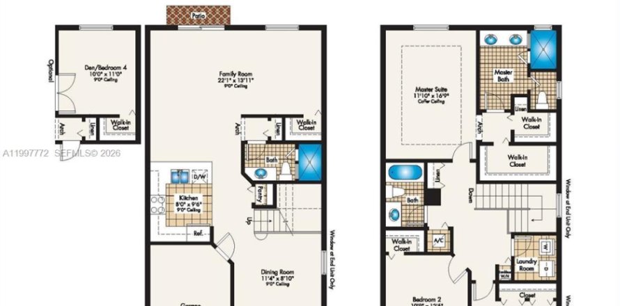 Adosado en Hialeah, Florida 3 dormitorios, 182.27 m2 № 2064216
