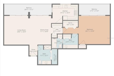 Copropriété à vendre à Clearwater, Floride: 1 chambre, 114.73 m2 № 1717254 - photo 11
