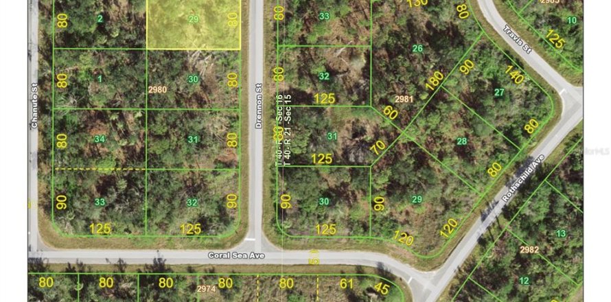 Land in Port Charlotte, Florida № 2158836
