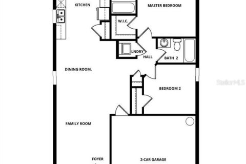 House in Poinciana, Florida 2 bedrooms, 95.88 sq.m. № 1822450 - photo 2