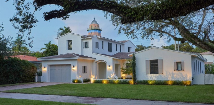 House in Coral Gables, Florida 6 bedrooms, 384.15 sq.m. № 1848997