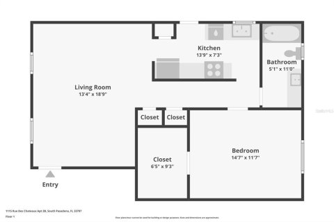 Condo in South Pasadena, Florida, 1 bedroom № 2111355 - photo 19