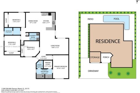 House in Miami, Florida 4 bedrooms, 149.11 sq.m. № 1893177 - photo 3