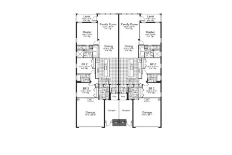 Property floor plan «House», 3 bedrooms in Villas Del Lago