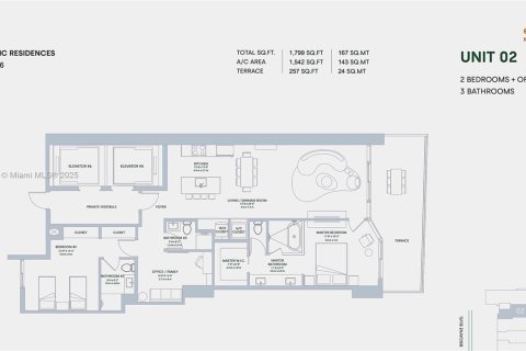 Condo in Miami, Florida, 3 bedrooms № 1878768 - photo 8