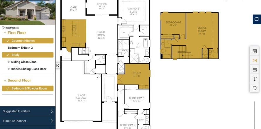 House in Orlando, Florida 4 bedrooms, 325.53 sq.m. № 1572342