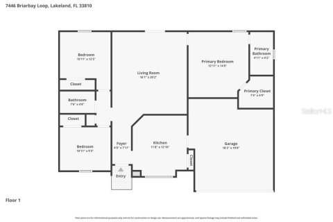 Villa ou maison à louer à Lakeland, Floride: 3 chambres, 115.48 m2 № 2100447 - photo 2