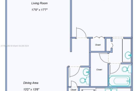 Condo in Surfside, Florida, 1 bedroom  № 1811521 - photo 24