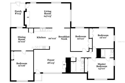 Villa ou maison à louer à Brandon, Floride: 4 chambres, 185.06 m2 № 1895209 - photo 14