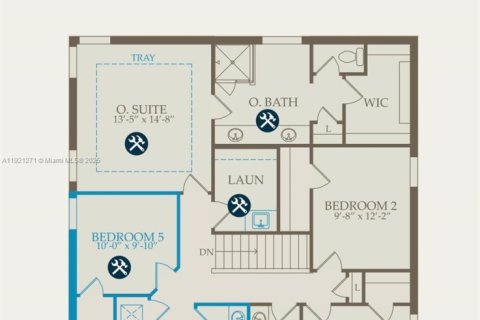 Купить виллу или дом в Холливуд, Флорида 5 спален, 232.35м2, № 1975812 - фото 21