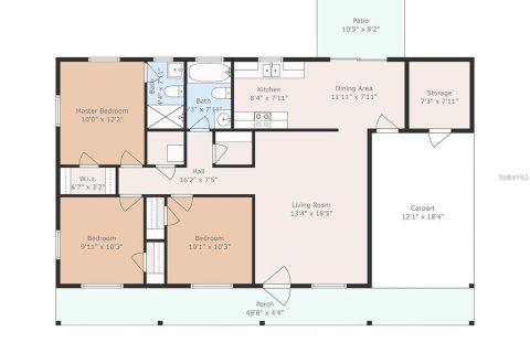 Casa en alquiler en Mount Dora, Florida, 3 dormitorios, 101.36 m2 № 1807230 - foto 27