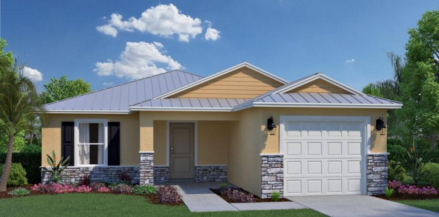 House in St. Lucie, Florida 2 bedrooms, 105.44 sq.m. № 2242561