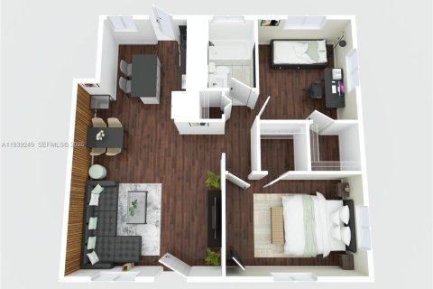 Villa ou maison à louer à Biscayne Park, Floride: 2 chambres, 78.04 m2 № 1996496 - photo 9