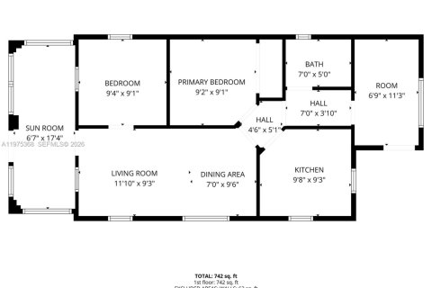 House in Miami, Florida 2 bedrooms, 77.39 sq.m. № 2038190 - photo 16