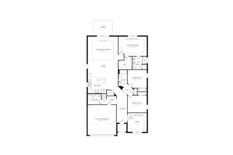 House floor plan «200SQM», 3 bedrooms in RIVER RUN PRESERVE