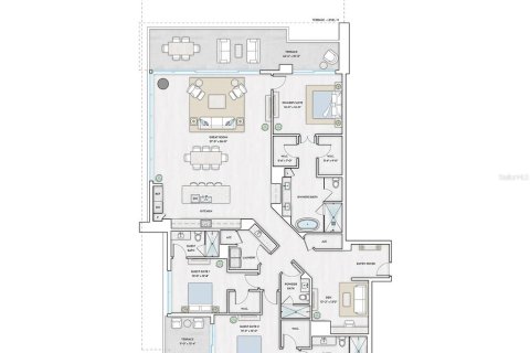 Купить кондоминиум в Сарасота, Флорида 7 комнат, 285.77м2, № 2196054 - фото 4