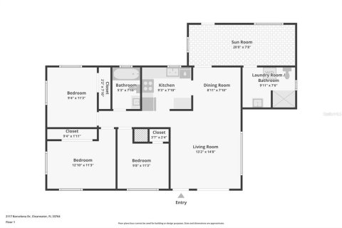House in Clearwater, Florida 3 bedrooms, 106.28 sq.m. № 2238625 - photo 30