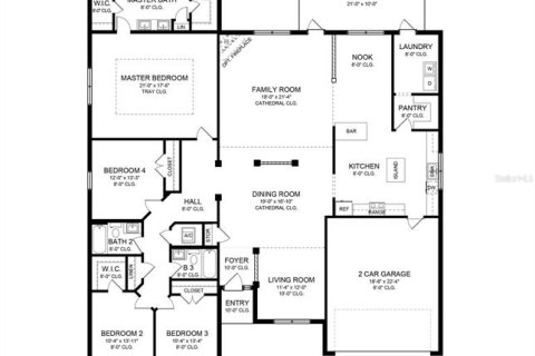 House in Ocala, Florida 4 bedrooms, 278.71 sq.m. № 1831337 - photo 2