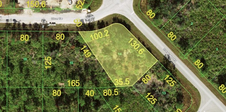 Terreno en Port Charlotte, Florida № 2162796